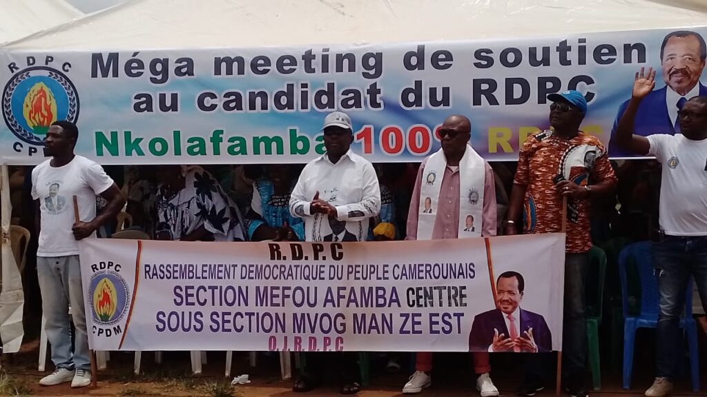 Dieu a confié le président Paul Biya sortir le Cameroun du sous-développement, de la misère pour le conduire à l'émergence 